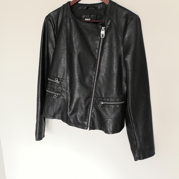 M60 Miss Sixty Y2K Vegan Leather Jacket - Picture 9 of 13